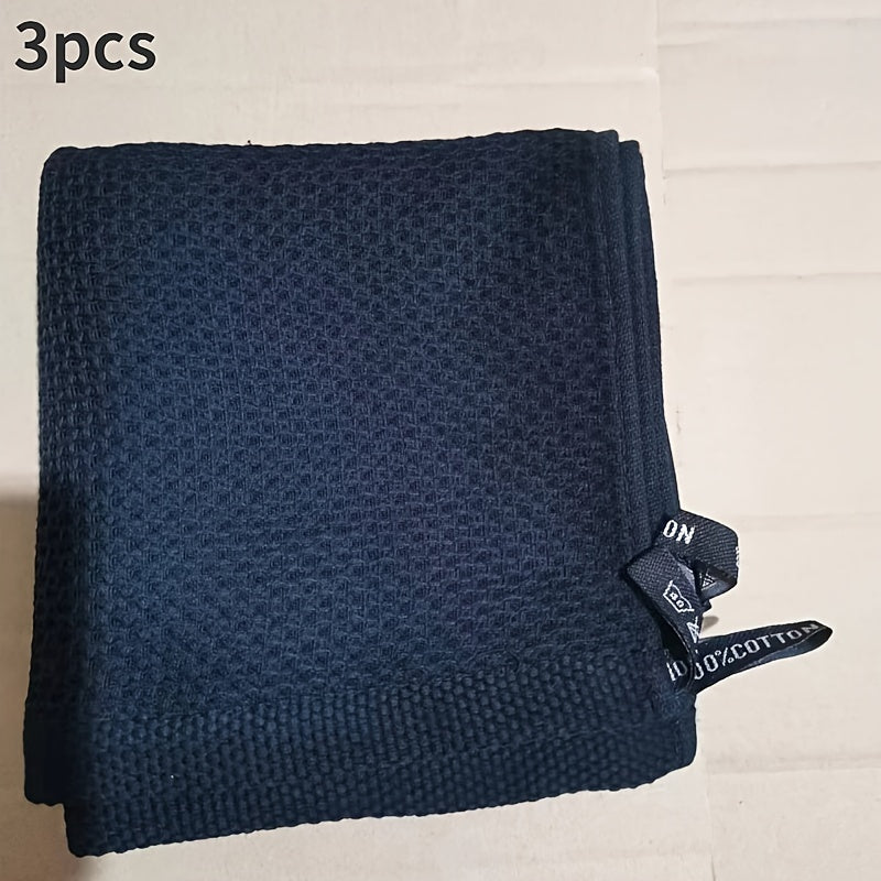 Toalla de cocina cuadrada con gancho, absorbente y resistente a la decoloración