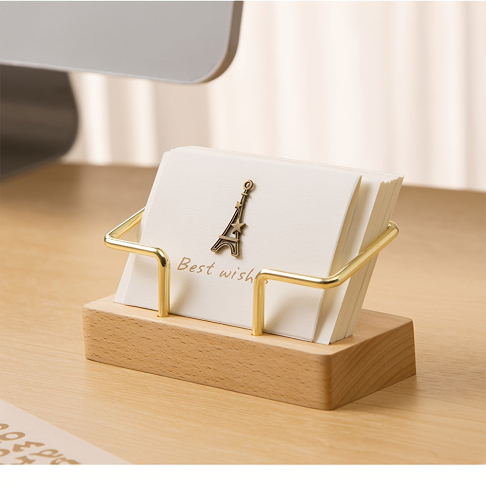 Ofis uchun yoki sovg‘a sifatida qora yong‘oq va o‘rmon o‘rmoni kartochka tutgichi