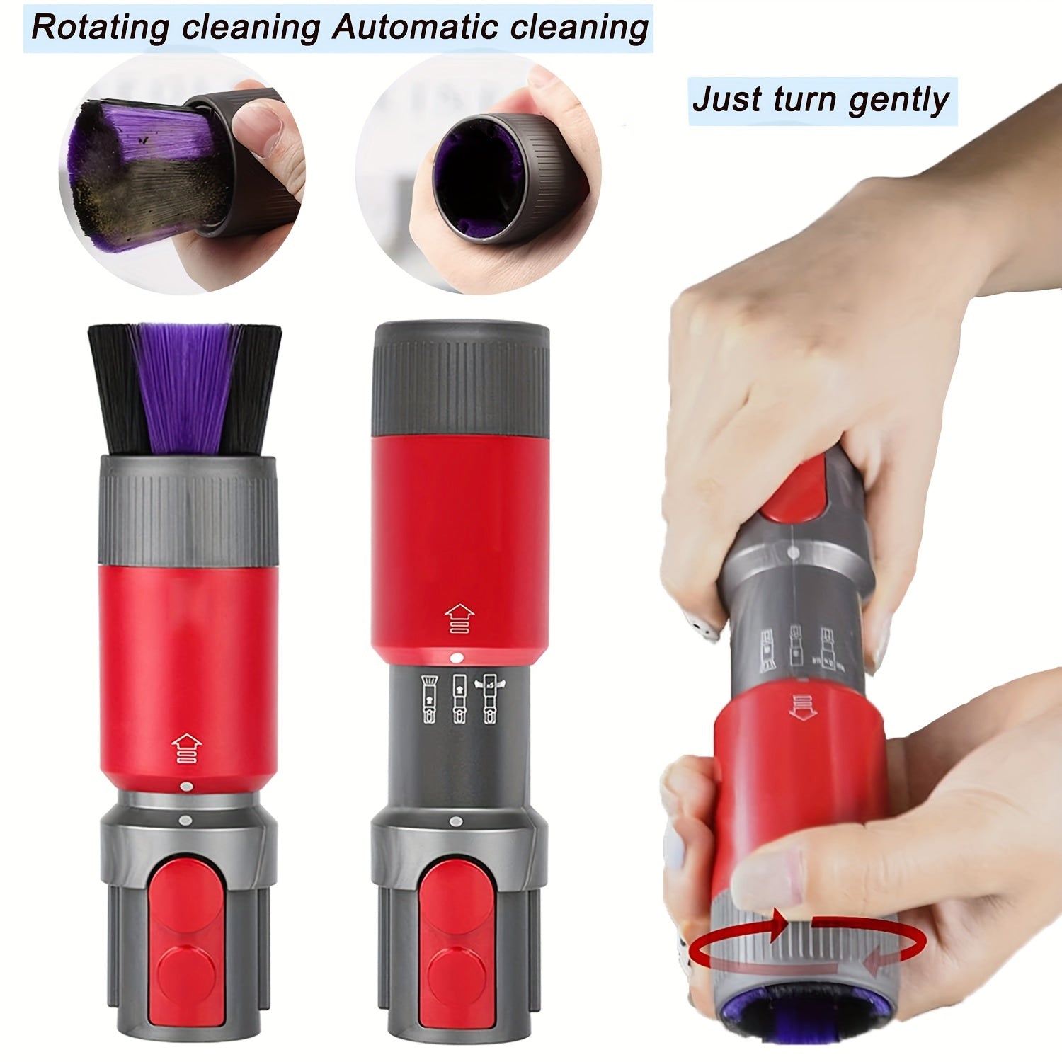 Dyson V15 V11 V10 V8 V7 changyutgichi uchun chang cho'tkasi, chizishsiz tozalash uchun mo'ljallangan, chang va axlatga nisbatan yumshoq, lekin samarali.