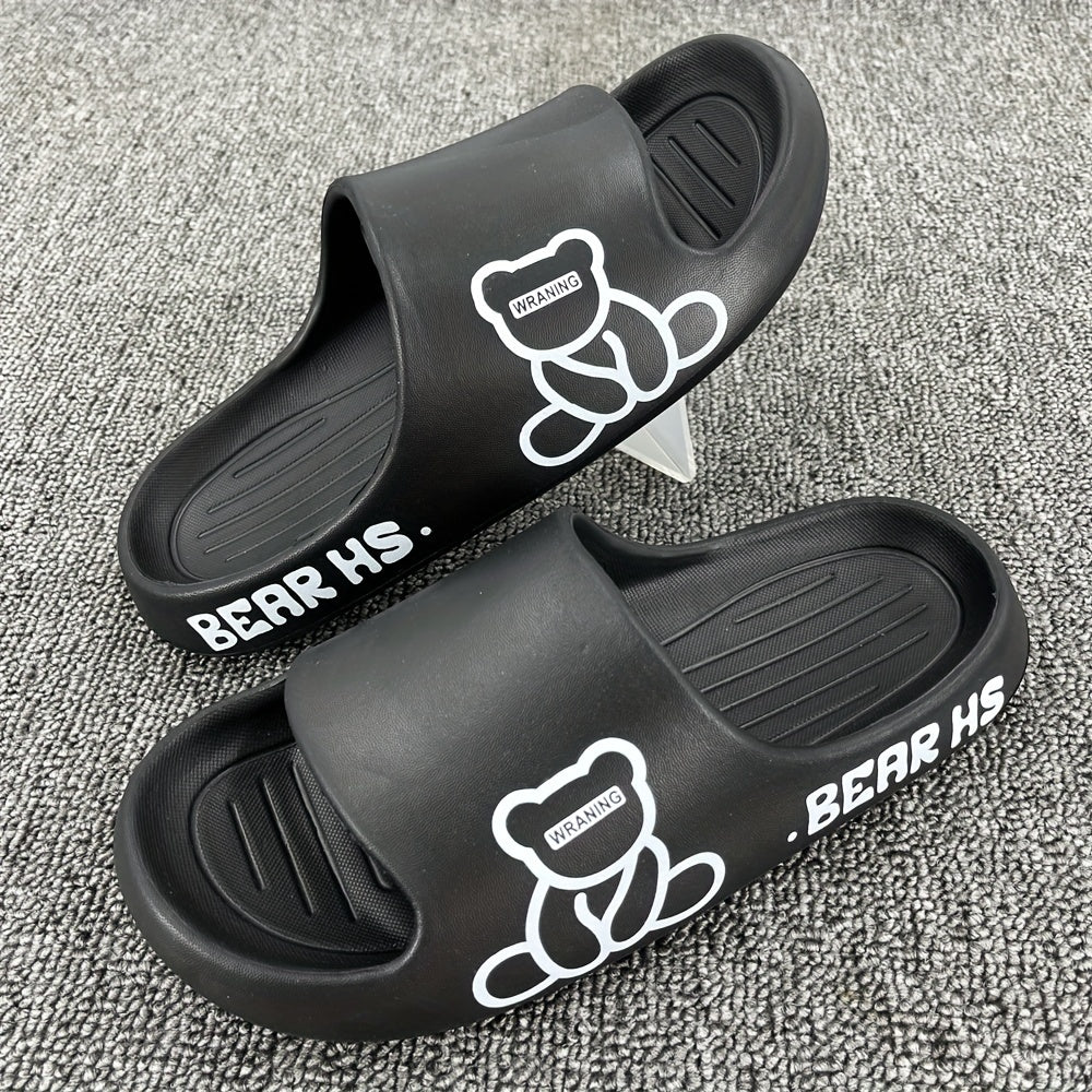 Yigitlar uchun Slip-On Slaydlar, turli ranglarda, sirpanishga qarshi EVA yozgi kundalik ichki poyabzal