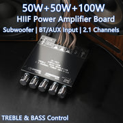 Wireless 2.1 Channel Digital Amplifier Module High Fidelity Subwoofer