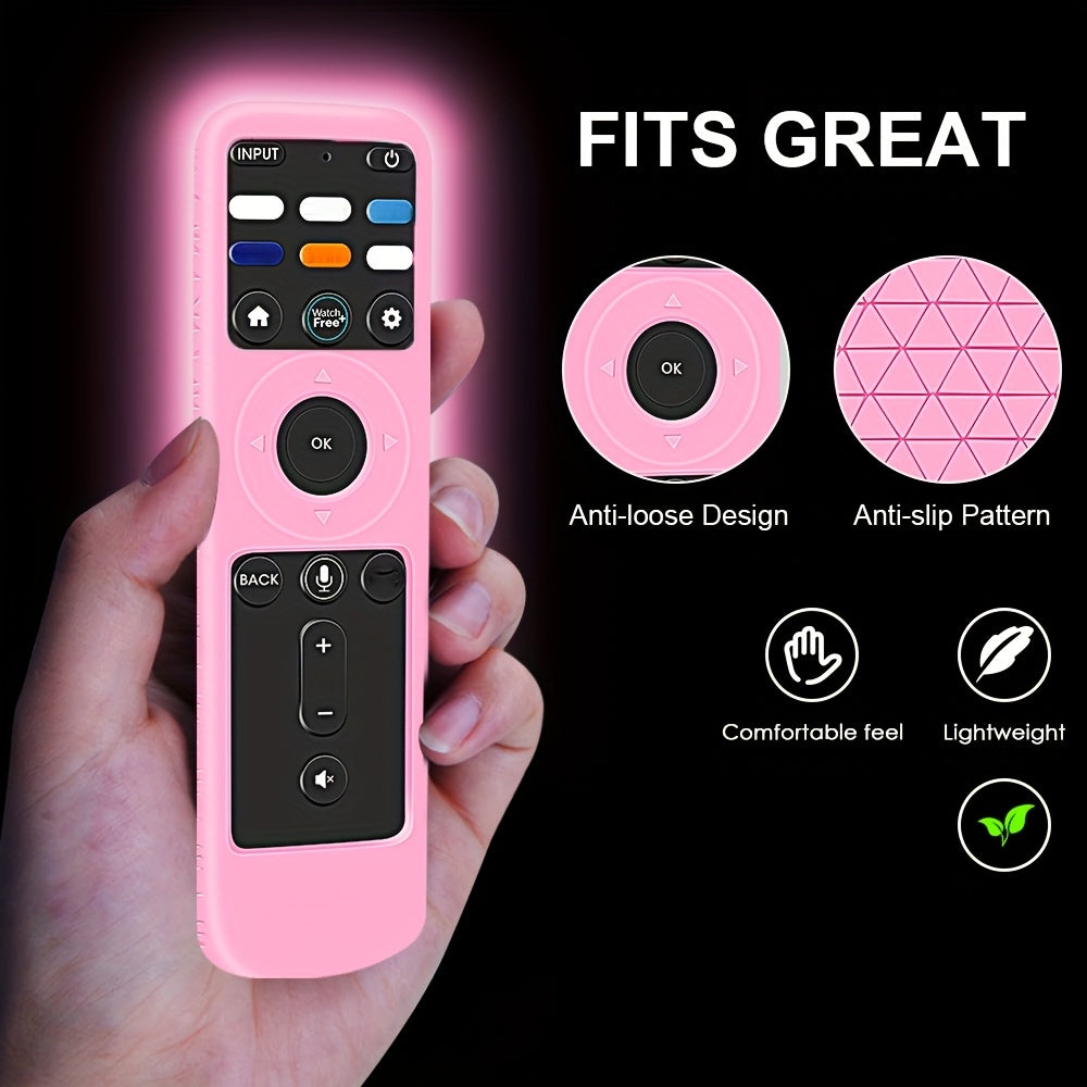 Pack de 2 fundas de silicona para control remoto para el control remoto de Smart TV 2021 compatible con Vizio XRT260
