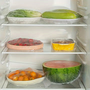 Food Grade PE Fresh-Keeping Bags Set, Disposable Cling Film Wraps for Kitchen