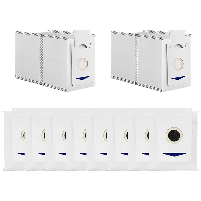 Получите 10 сменных мешков для пыли для вашего пылесоса Yeedi M12 PRO+, совместимых с Ecovacs DEEBOT T30 Omni T30 PRO MAX.