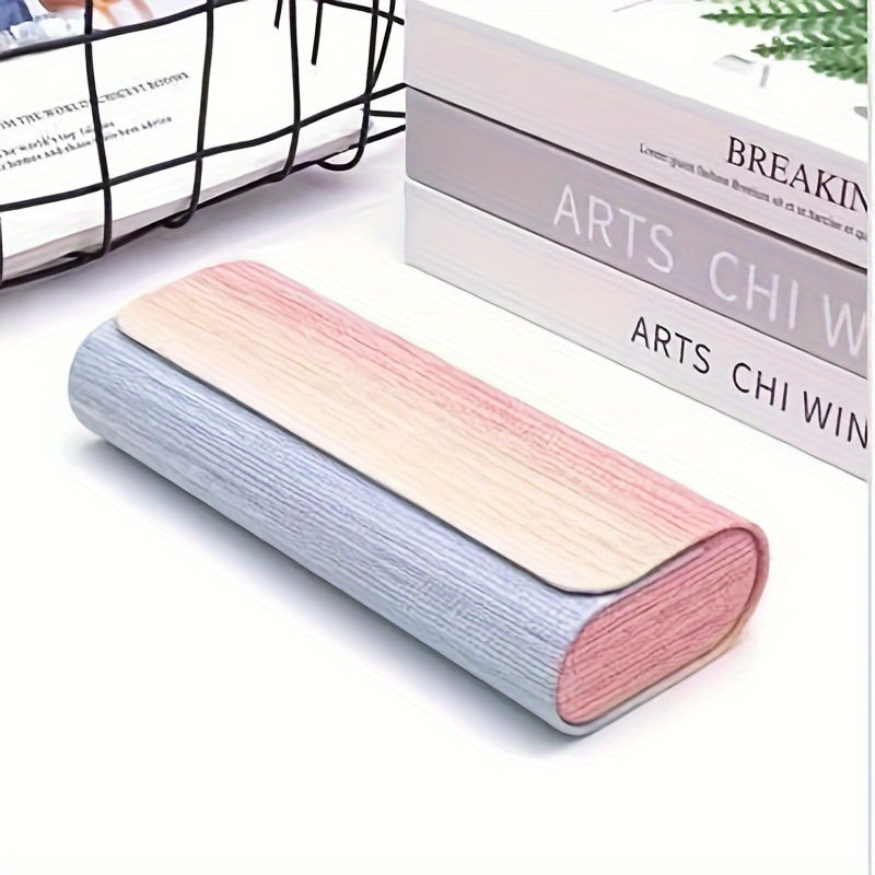Gradient Glasses Case for Women PVC Sturdy Stylish Eyewear Storage