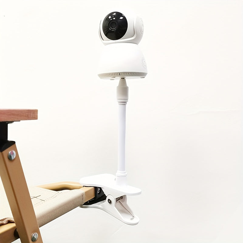 Camera Mount Bracket for Indoor and Outdoor Use with Desktop Attachment and Included Stand