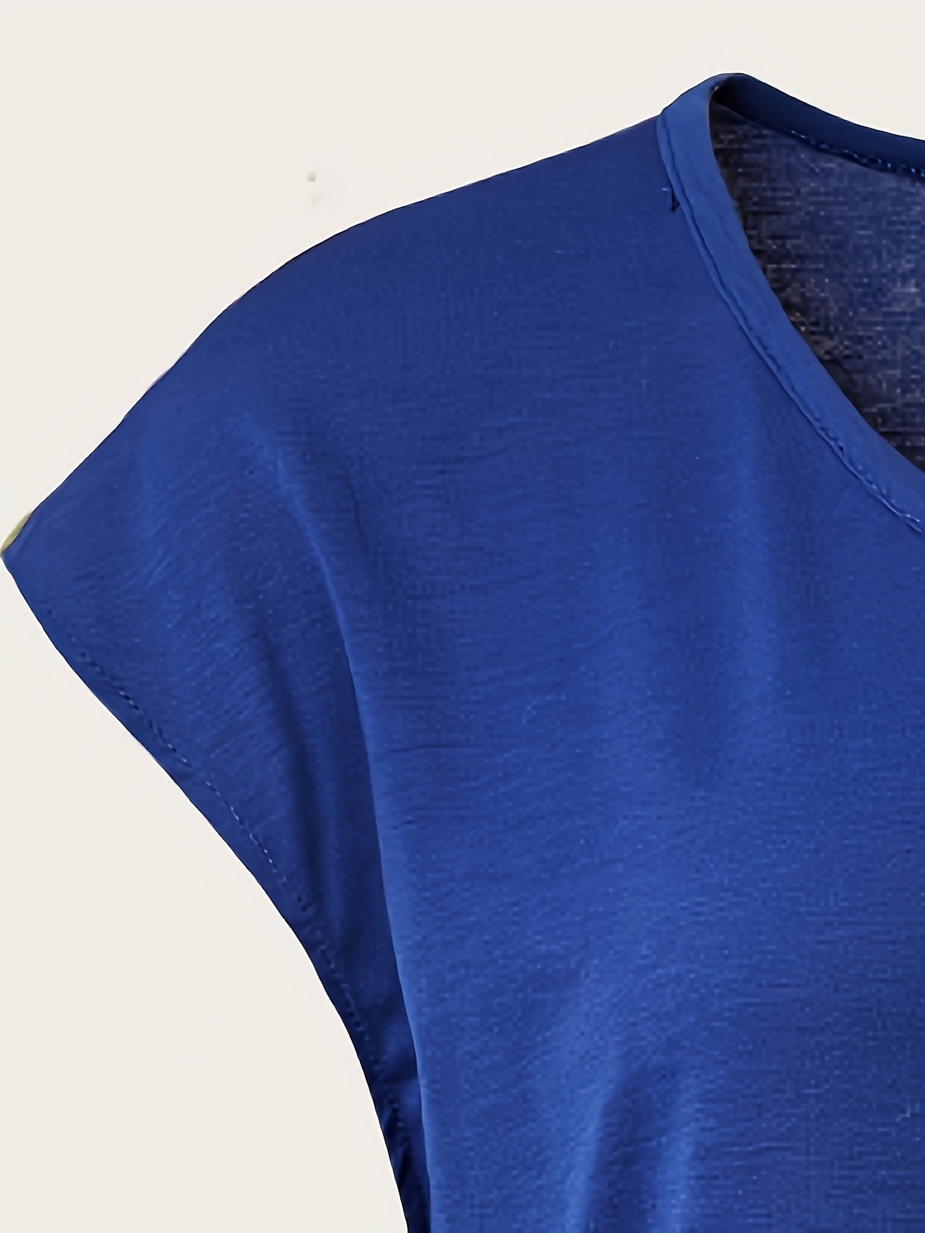 Ayollar uchun keng ko'lamli birxil rangli oddiy sport T-shirtlar, 2 ta to'plam