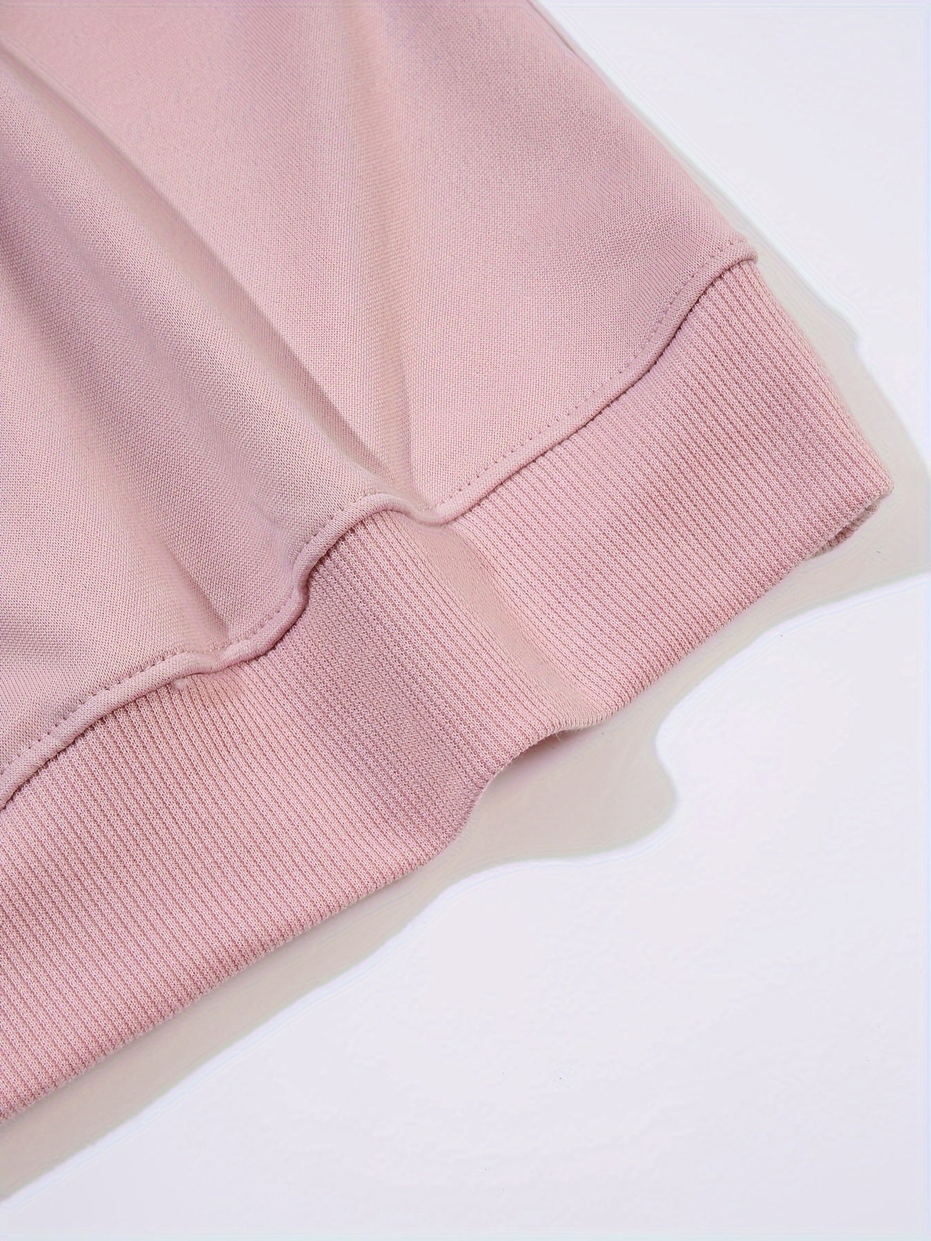 Plus Size Women's Cat Letter Print Sweatshirt Casual Long Sleeve Crew Neck