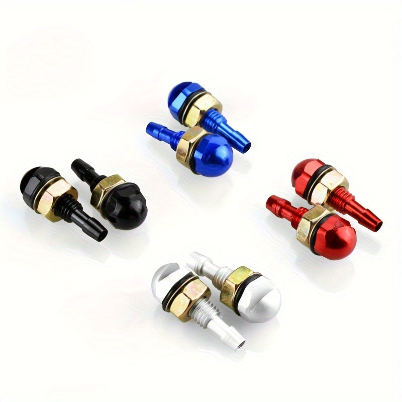 Universal Aluminum Alloy Windshield Washer Nozzles Golden Mist Spray Heads