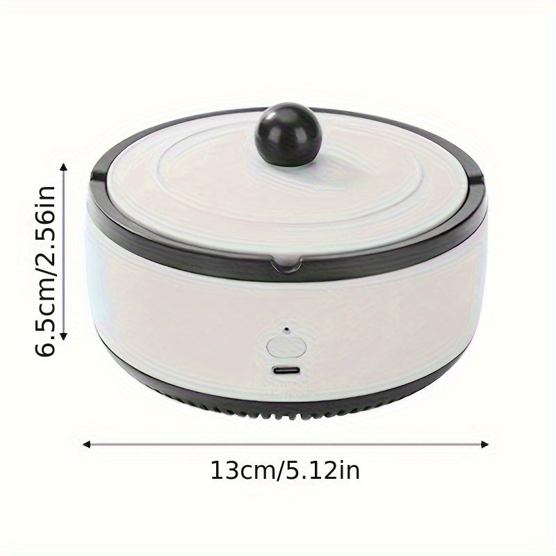 Qopqoqi bo'lgan USB quvvatlangan sigaret tutqichi uy va ofisda havoni tozalaydi, chang va ikkinchi qo'l tutunini yo'q qiladi.