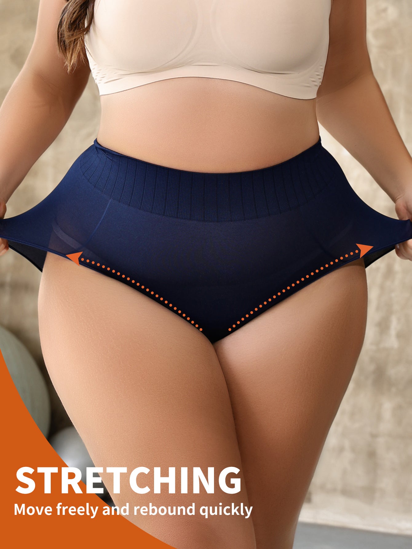 Женские бесшовные дышащие трусики для контроля живота с эффектом подтяжки и моделирования ягодиц