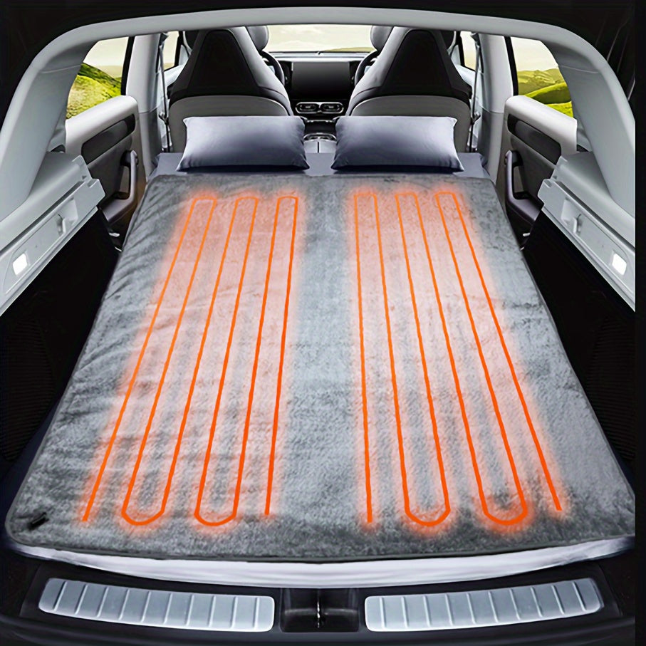 Car Heating Blanket Soft Synthetic Fabric Under 36V for Travel Comfort