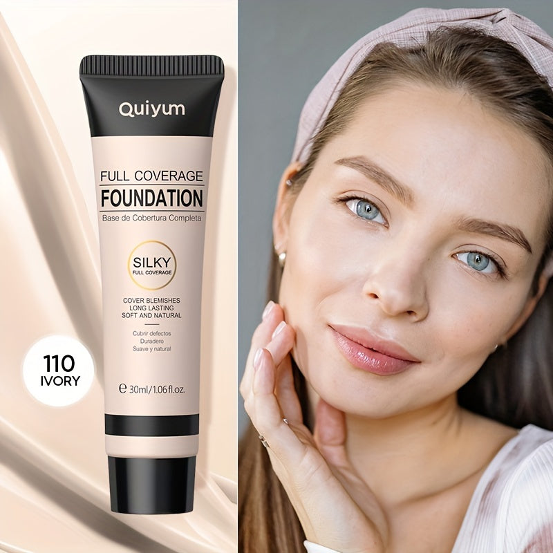 Women Foundation 30ml Full Coverage Matte Oil-Control Concealer