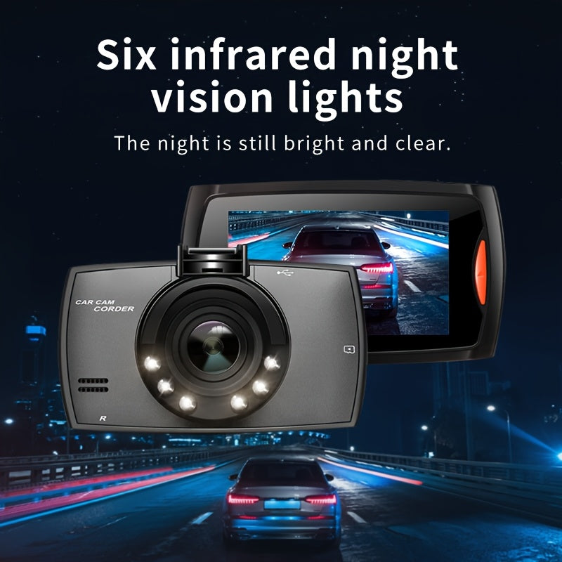 Car DVR Full HD 720P Gravity Sensor Night Vision Wide Angle Recording