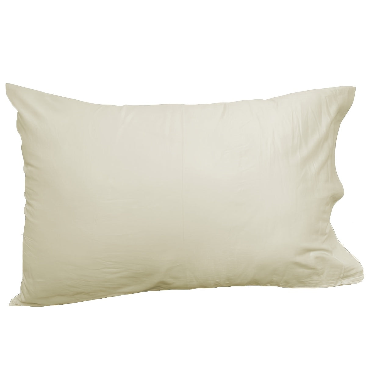 Standart o'lchamdagi organik yostiq qopqog'i, konvert yopilishi, 80-taqsimlangan to'qima - Yumshoq va nafas oladigan - Ranglar mavjud: Khaki, Bej, Burgundi, Dengiz ko'k.