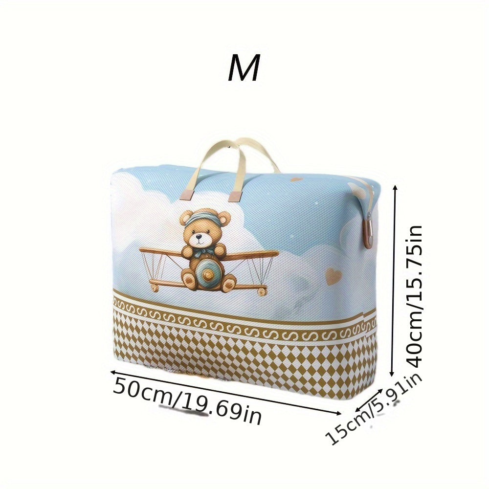 Large Capacity Clothing Storage Bag Under Bed Organizer Non-Woven Fabric