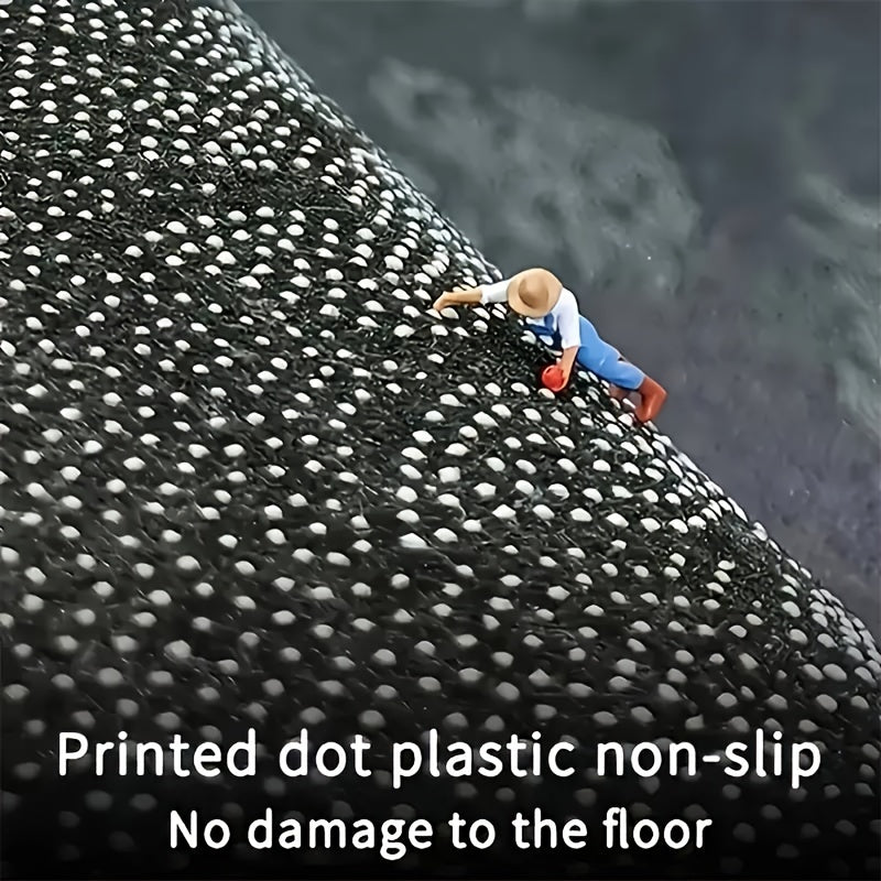 Xonadon, oshxona, yotoqxona uchun harf bosma halqa mato, namlikka chidamli, dog'ga qarshi