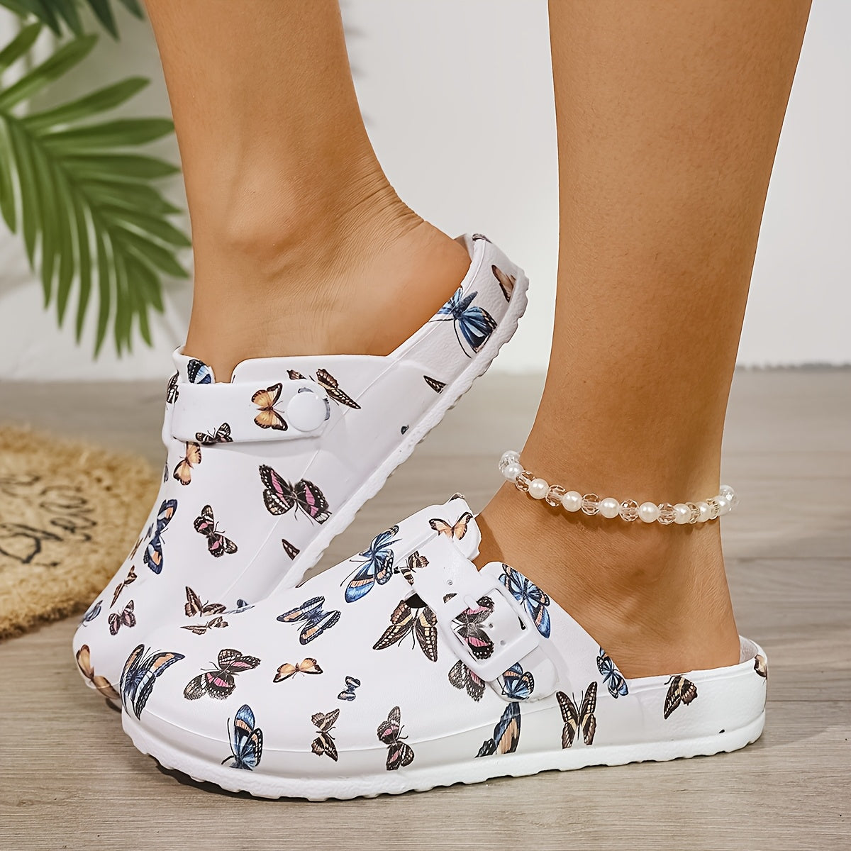 Ayollar EVA Slip-On Loafers Kelebek Noshir Nonslip Barcha mavsumlar uchun kundalik