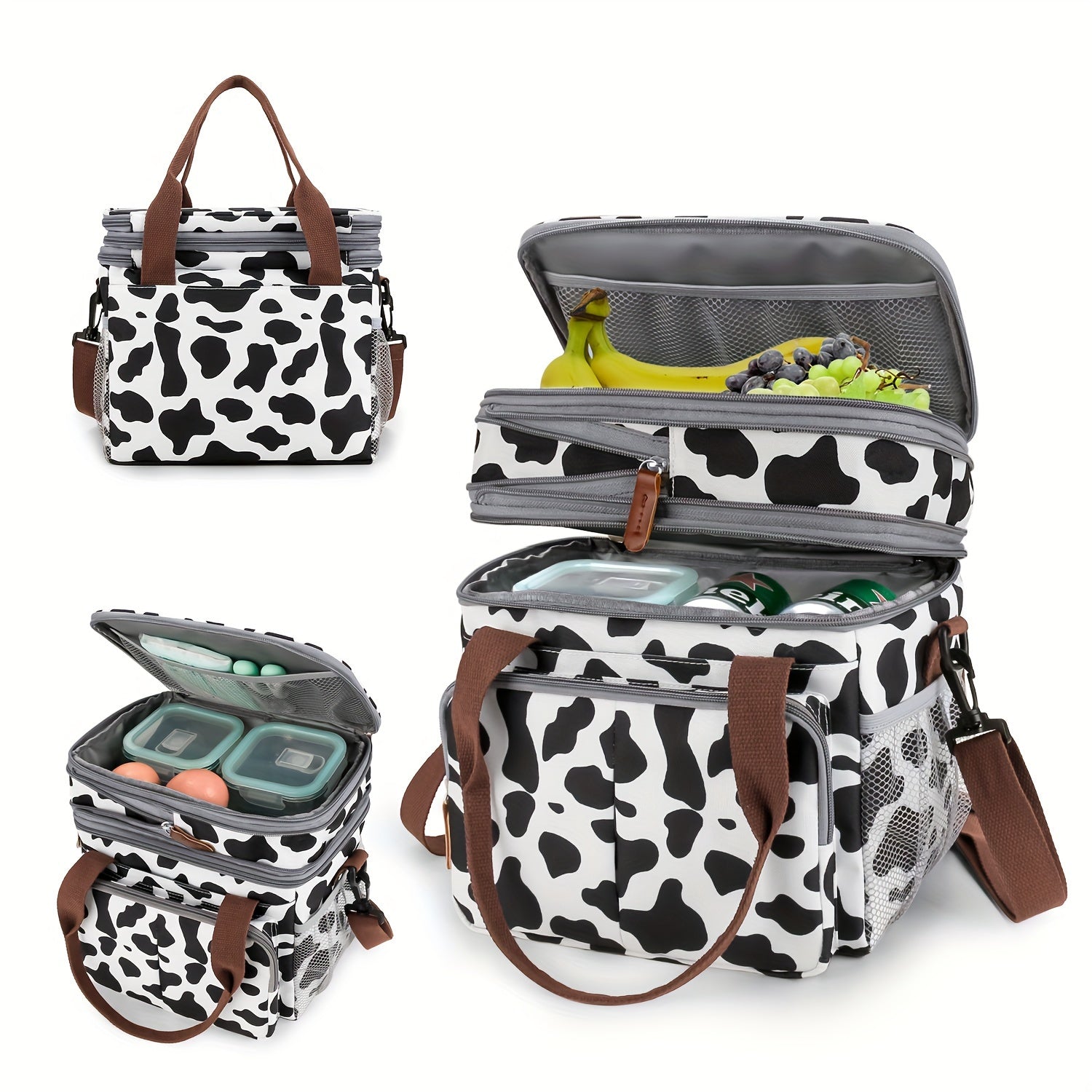 Multifunctional Waterproof Diaper Bag with Insulated Pouch for Moms and Dads