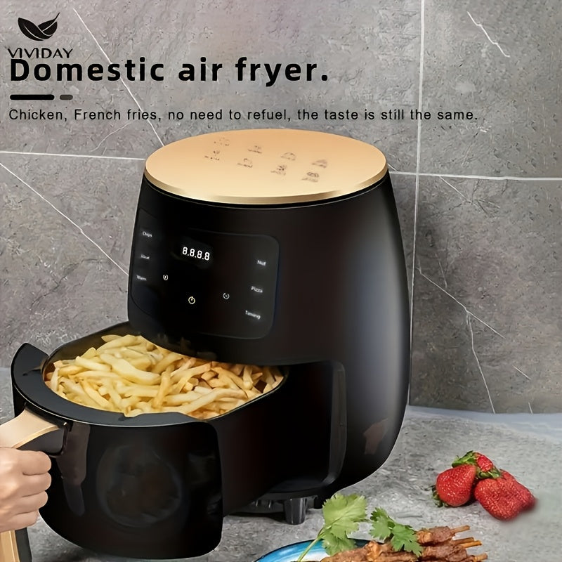 4.5L Air Fryer Oil-Free Electric Fryer Baking Machine Digital Controls