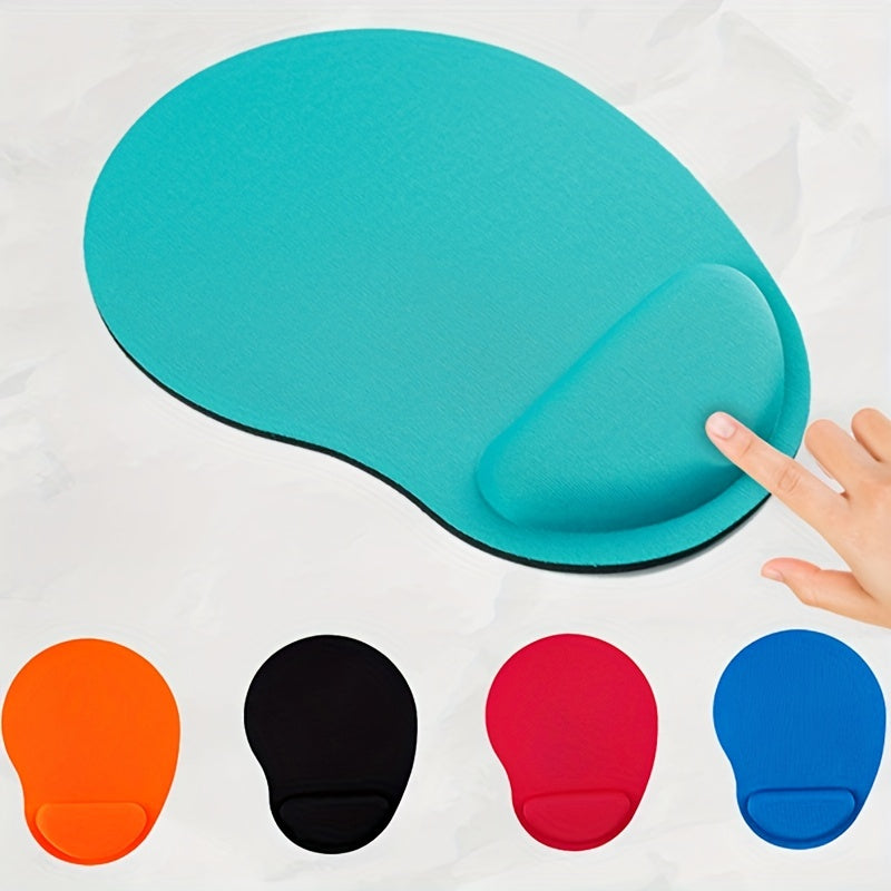 Ergonomic EVA Wrist Support Cushion with Memory Foam Mouse Pad for Office or Computer Use