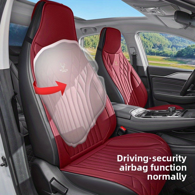 Full Set Of 5 Car Seat Covers Universal Fit Multiple Colors Easy Install