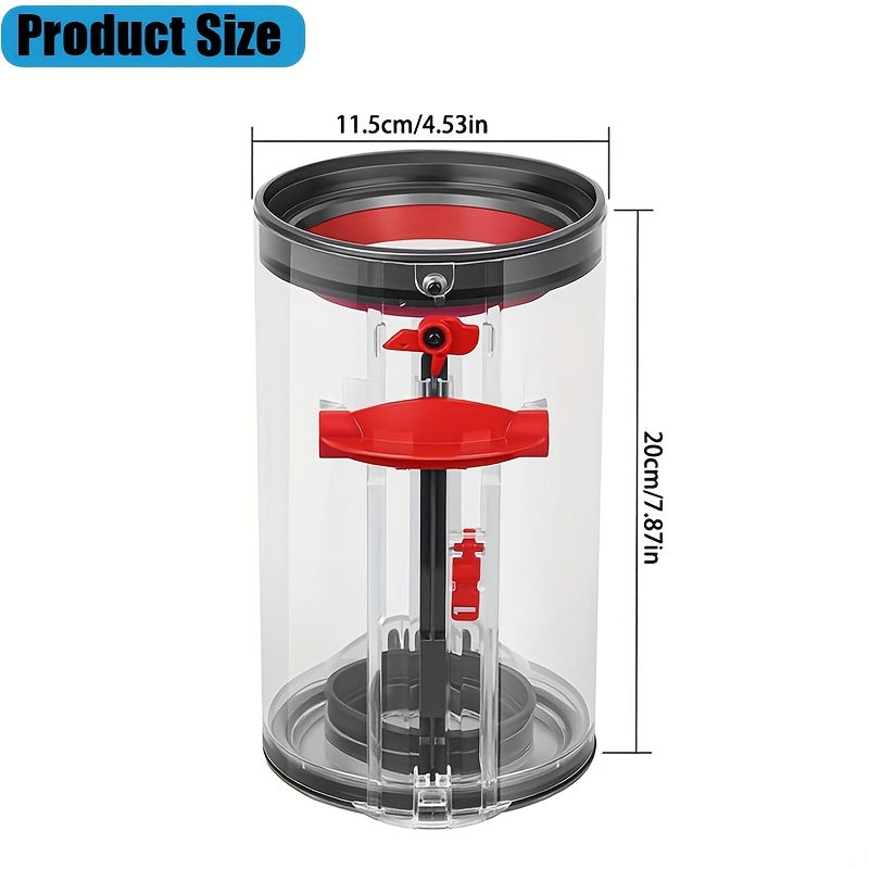 V10 va SV12 changyutgichlari uchun mustahkam plastik kanistr qutisi almashtirish, batareya talab qilinmaydi, oson to'kish mexanizmi, xavfsiz qulflanish bilan shaffof chang idishi.