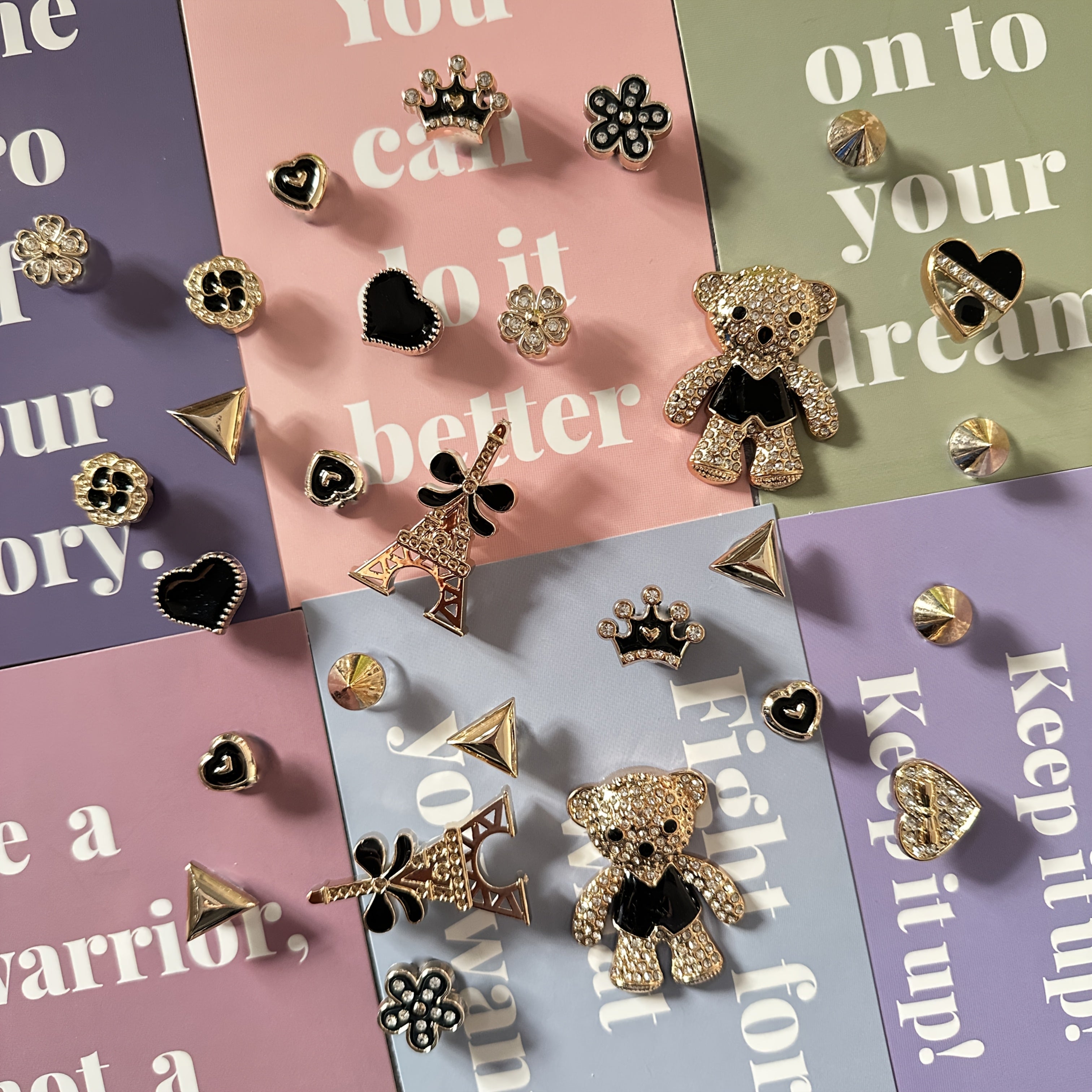 28PCS DIY Shoe Decorations for Women and Kids Multi-Functional Accessories