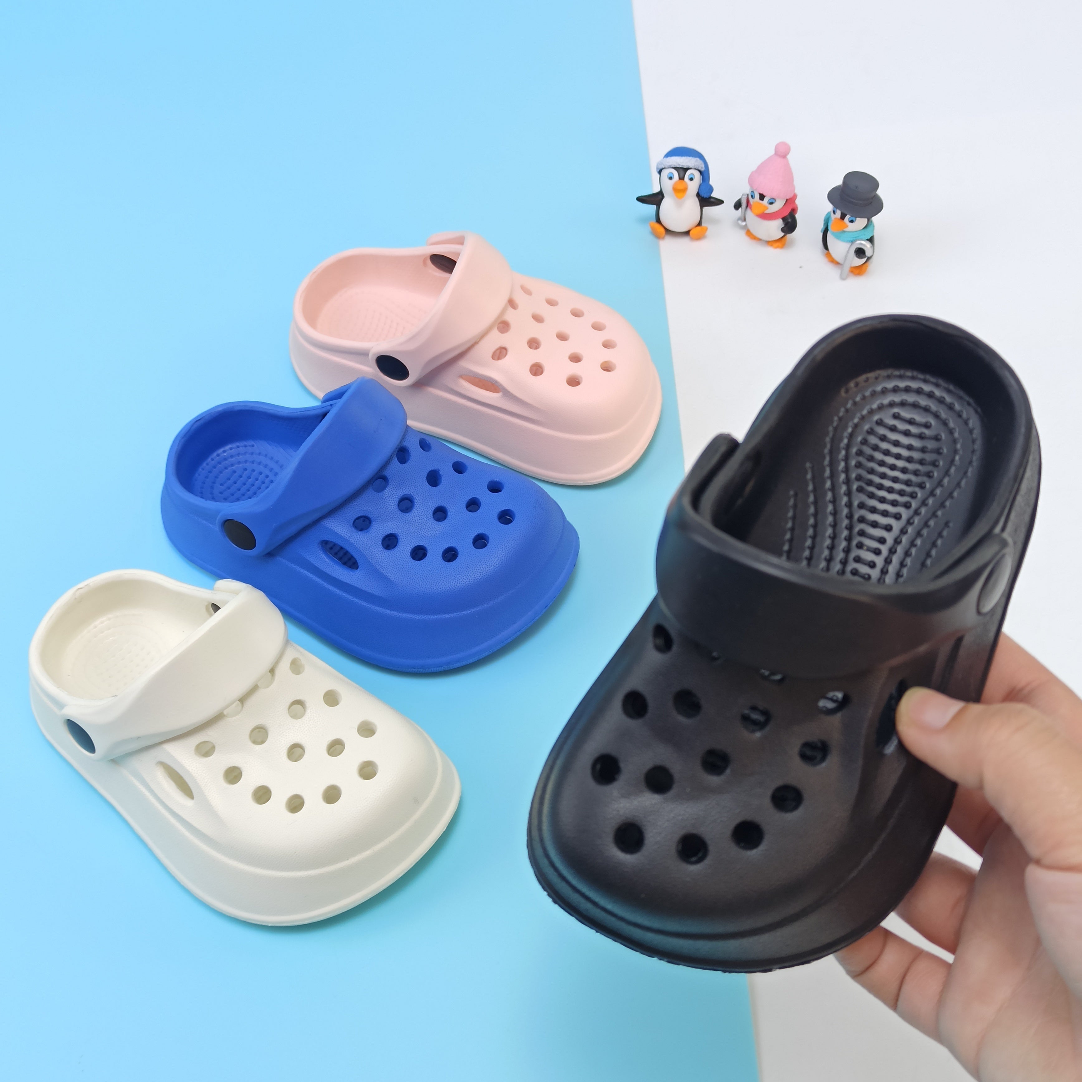 Kids' EVA Casual Sandals for Boys and Girls Summer Beach and Outdoor Wear Low Top Non Slip Round Toe