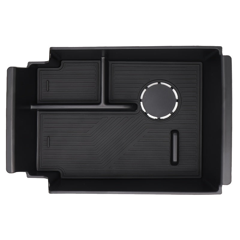 Center Console Armrest Box Leather Purple Interior Storage for Cars