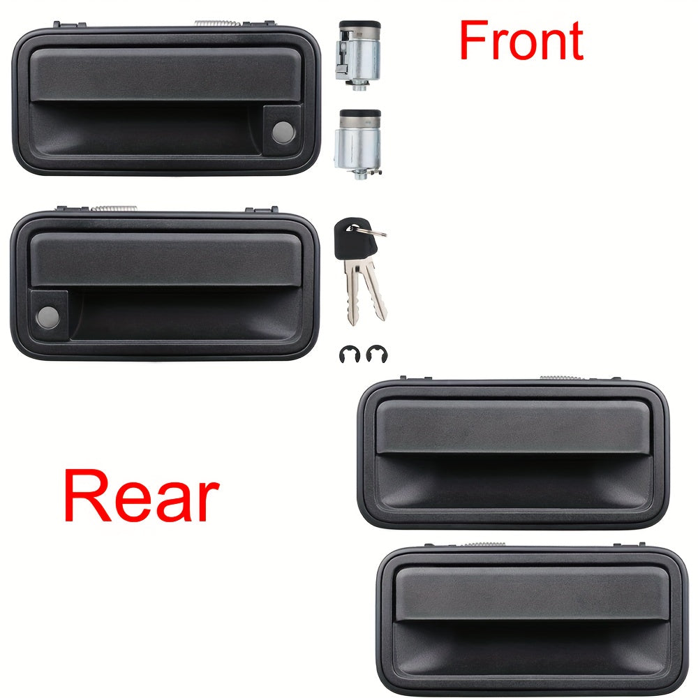 Front Rear Exterior Metal Door Handles for Chevy GMC Vehicles 1995-1999
