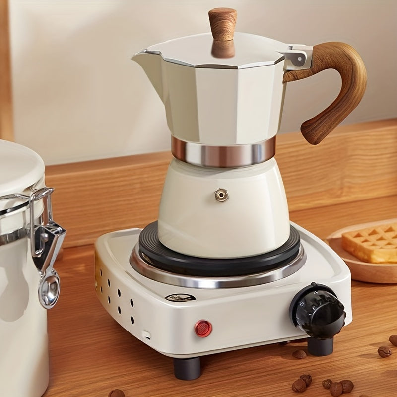 Mini Espresso Maker 50ml Metal Coffee Percolator for RV Travel Camping