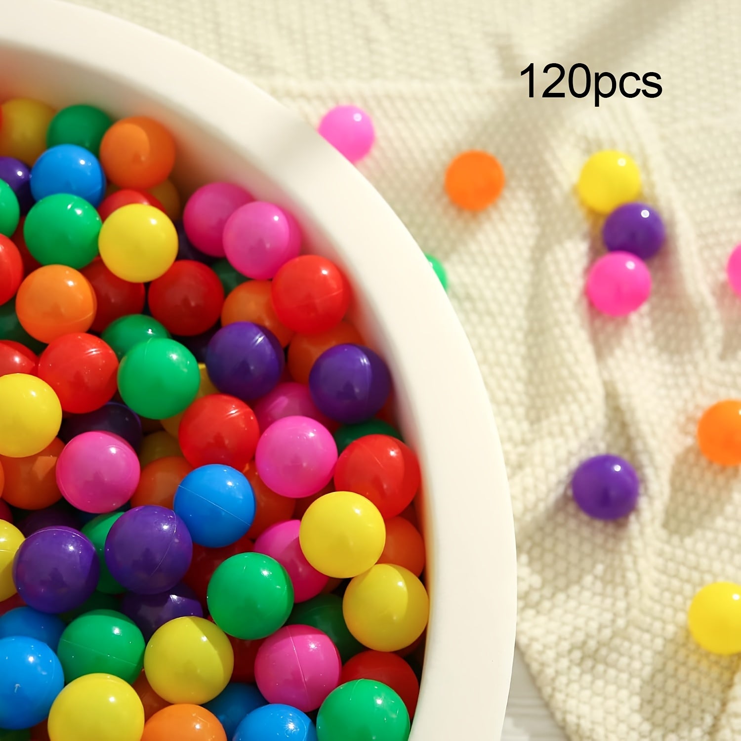 120 ярких конфетных цветов океанских игровых мячей из нетоксичного PE для детей, игровые ямы на улице