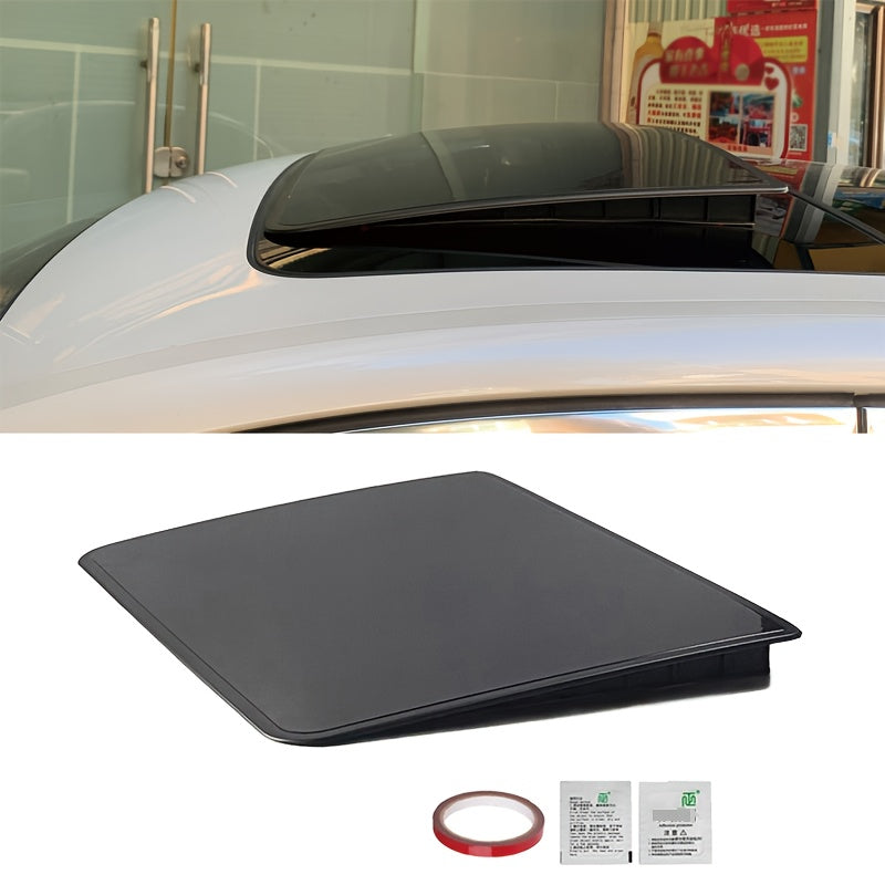 Car Roof Sunroof Decoration Black ABS Plastic Removable Fit for Sedans
