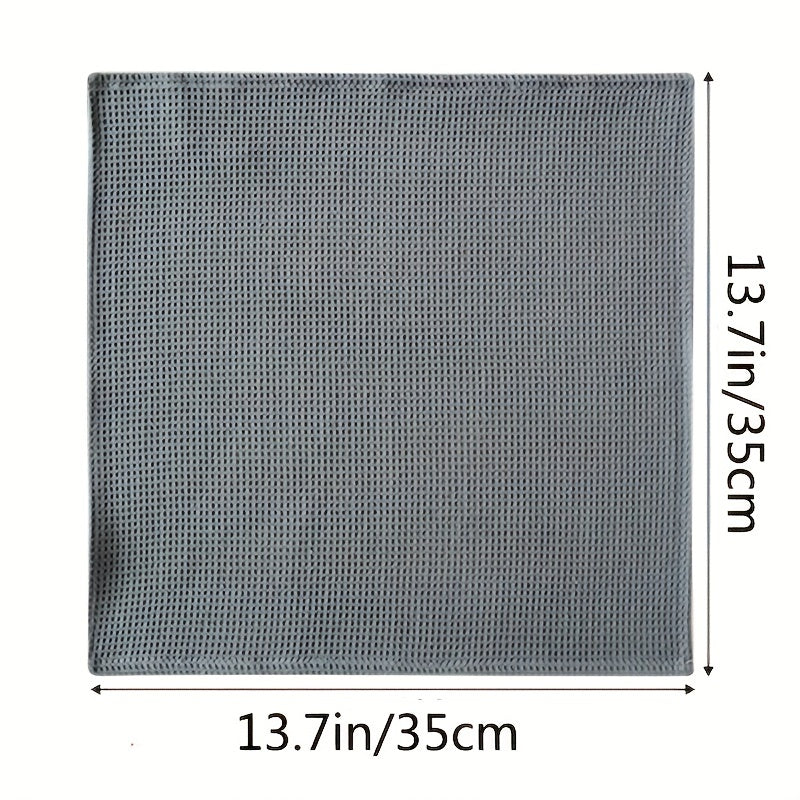 Set of 6 Thickened Absorbent Waffle Dish Towels Kitchen Cleaning Cloths for Sink Stove