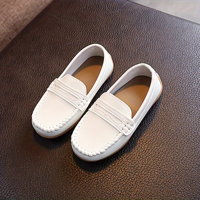 Yigitlar uchun Vintage Slip-On Loafers engil, sirpanmaydigan poyabzal, barcha mavsumlar uchun