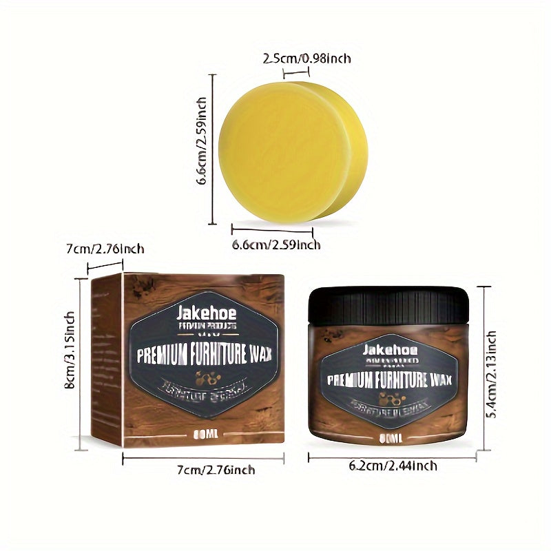 Asal mum mahogany mebel vositasi uchun yog'och polini silliqlash va parvarish qilish uchun