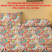 Fleece Pillowcase with Pocket Closure, Bohemian Pattern, Soft and Comfortable