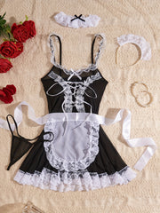 Sexy Uniform for Women, Polyester, Short Sleeve, School Costume