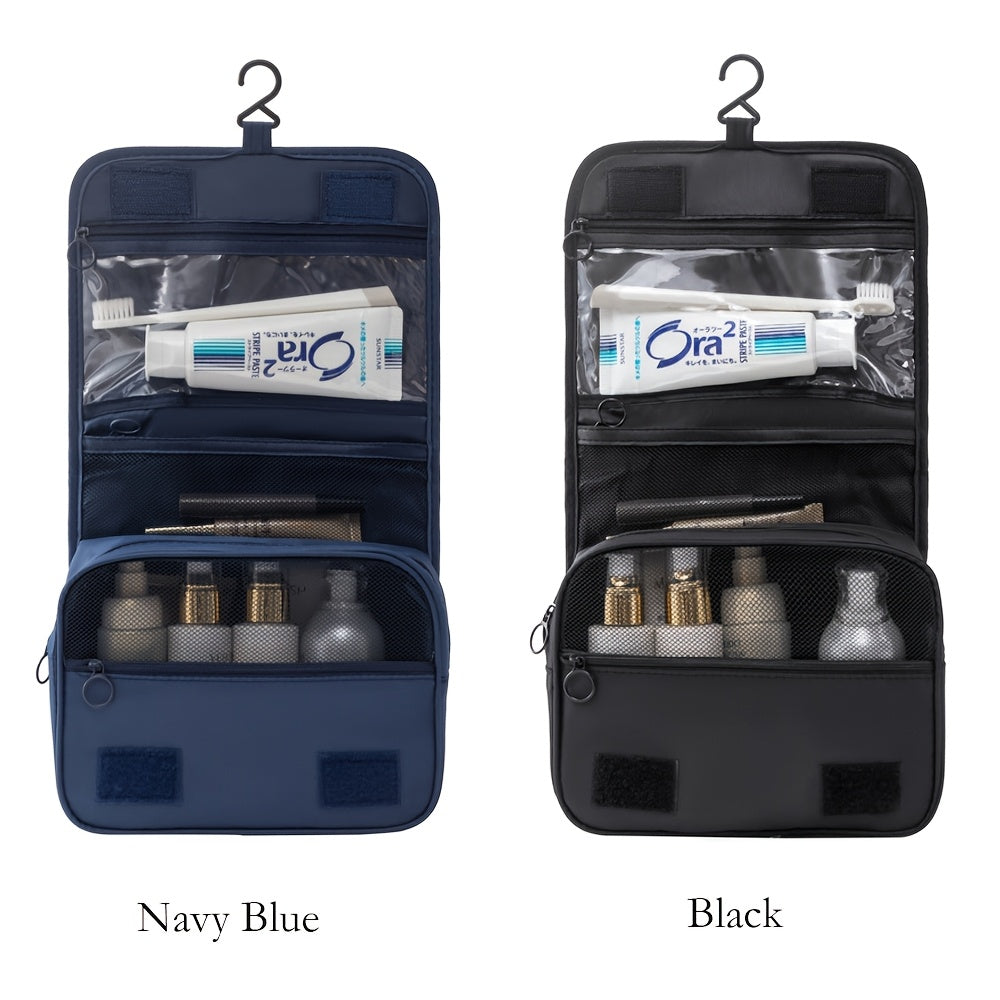 Hanging Toiletry Bag Travel Cosmetic Organizer with Multiple Zip Pockets