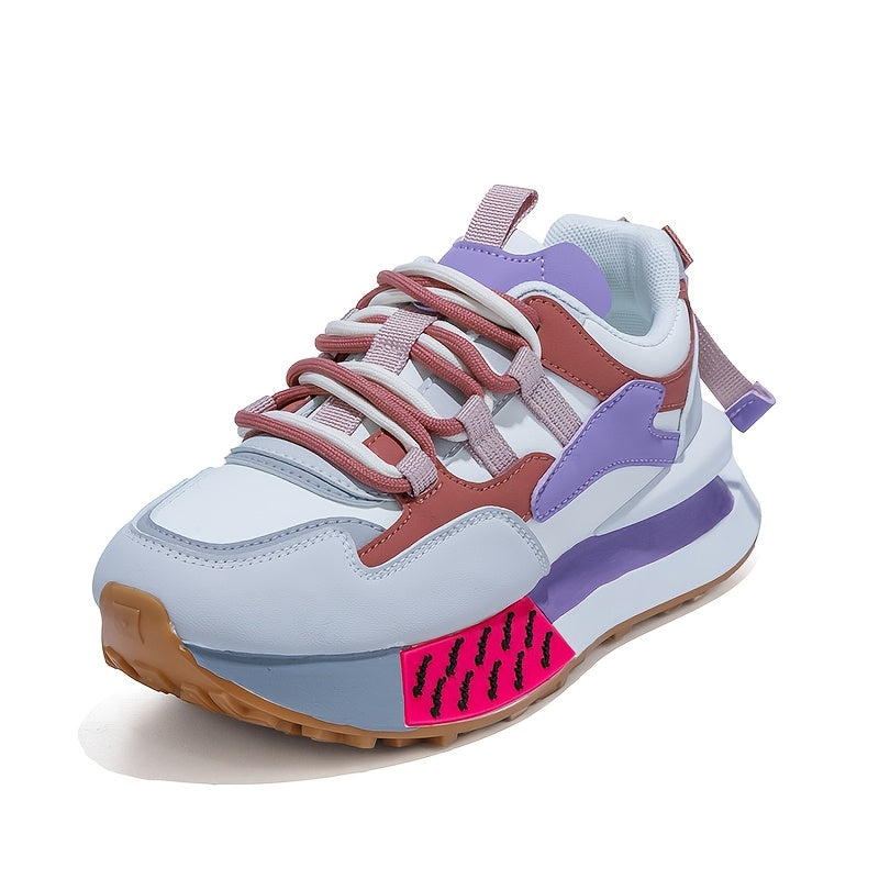 Women's Colorful Casual Sneakers Breathable Fabric Non-Slip Sole