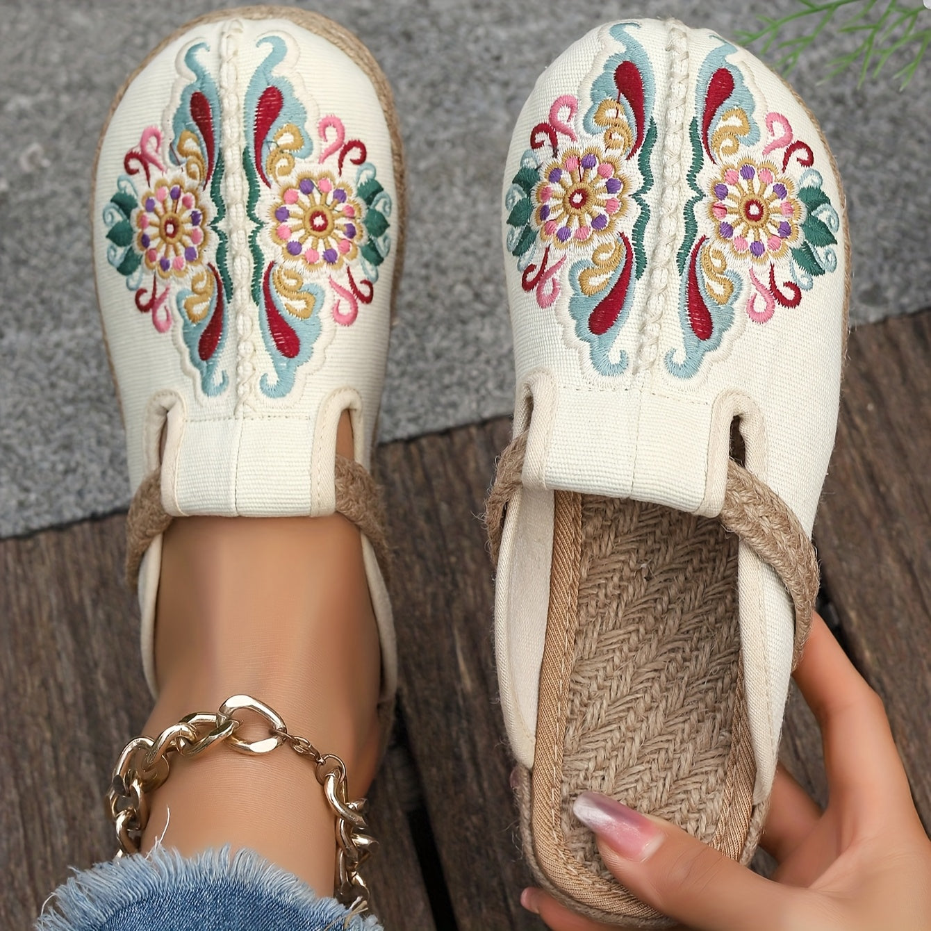 Women's Flat Shoes Casual Patterned Comfortable Flat Shoes