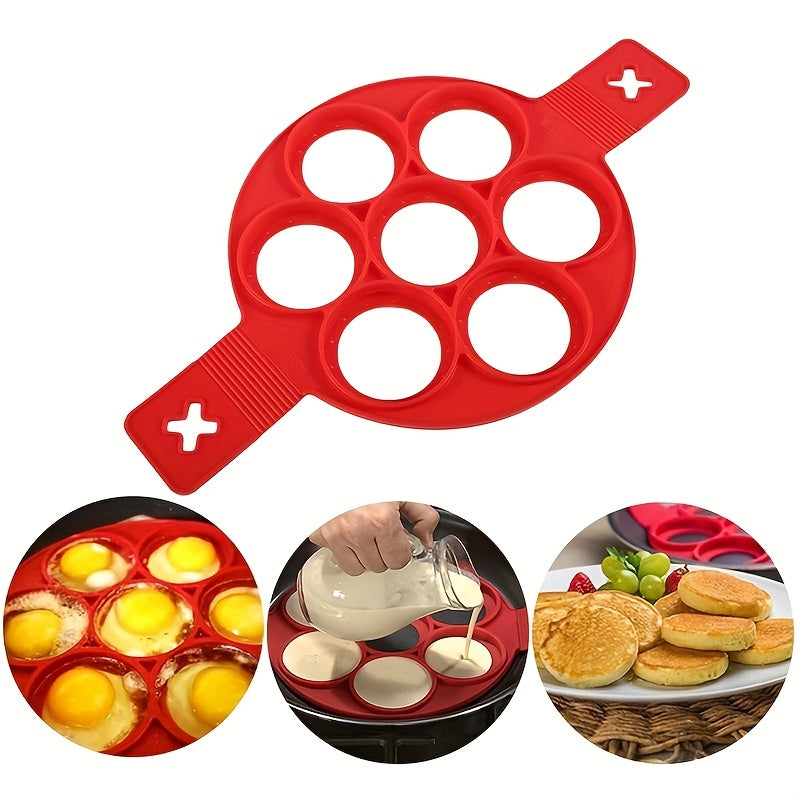 Silicone Pancake Molds Nonstick Reusable Kitchen Tool for Perfect Pancakes