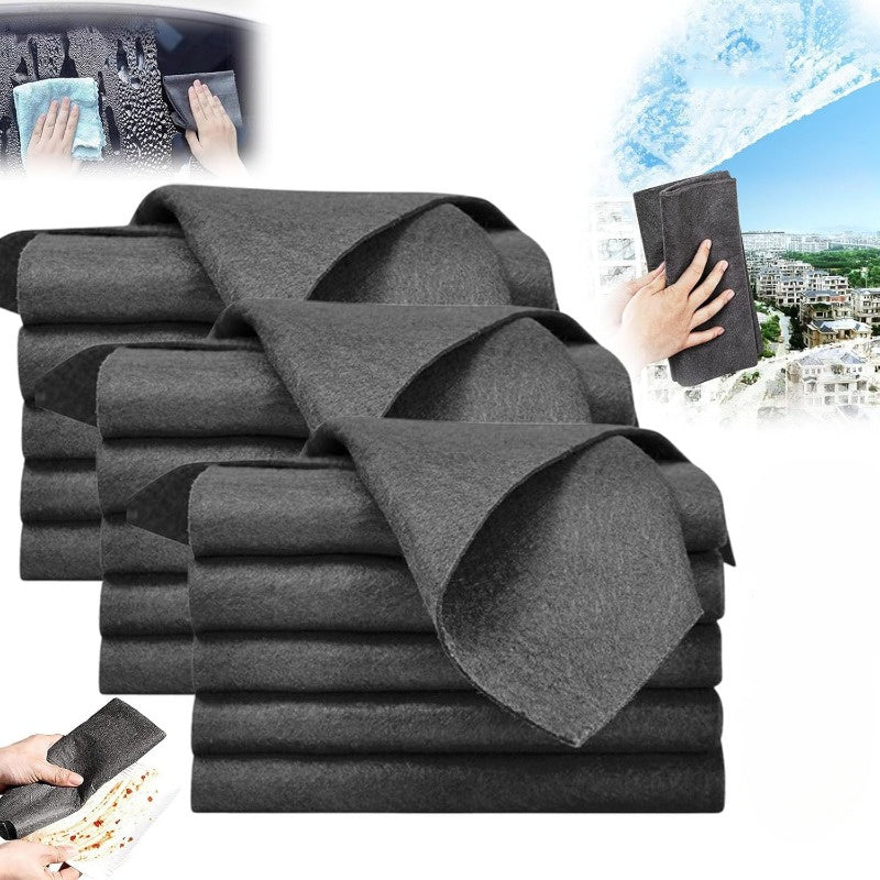 10 ta toza iz qoldirmaydigan mikroto'qimalar to'plami derazalar, shisha, oshxona, hammom, avtomobil, yashash xonasi uchun - Memorialw brendi, to'quv sehrli artishlar, 30x30 sm