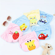 Toddler Training Pants Cotton Reusable Leak-Proof Potty Training Pants with Cartoon Pattern