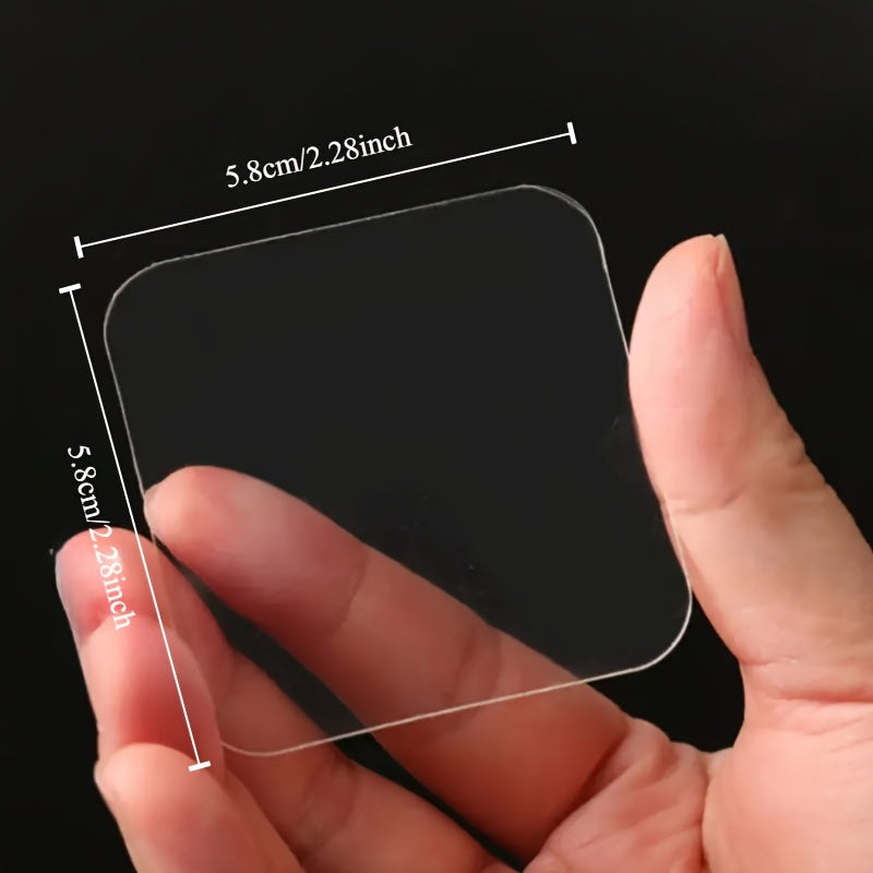 50 dona Og'ir yuk Nano ikki tomonlama lenta, shaffof, olib tashlanadigan yopishqoq, rasmlar va gilamlarga