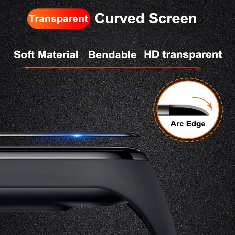 3-Pack HD Curved Edge Screen Protectors for Xiaomi Mi Band 9/8/7/6 Water-Resistant PET
