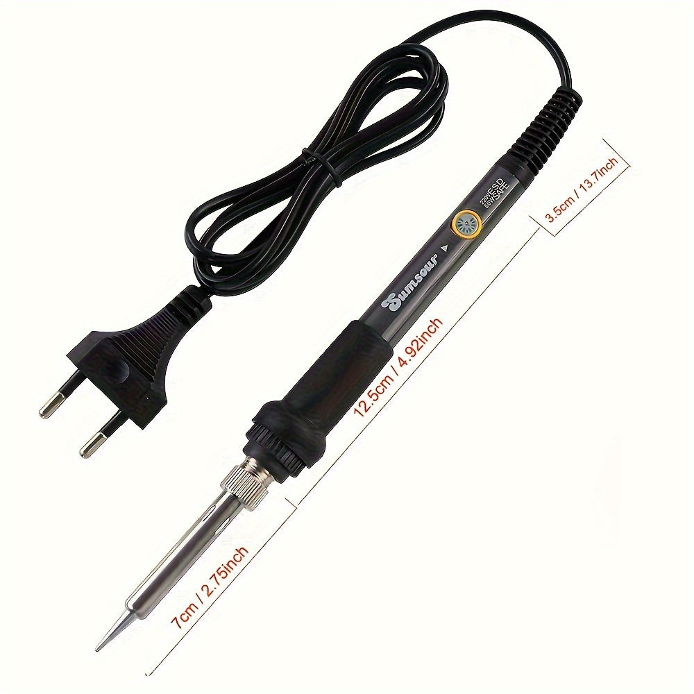 Adjustable Temperature Soldering Iron 60W 220V Electronic Repair Tool