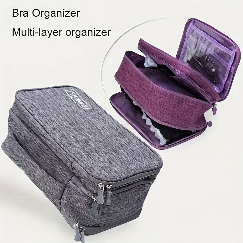 Lightweight Zipper Organizer Set for Travel with Multiple Pockets for Clothing and Accessories