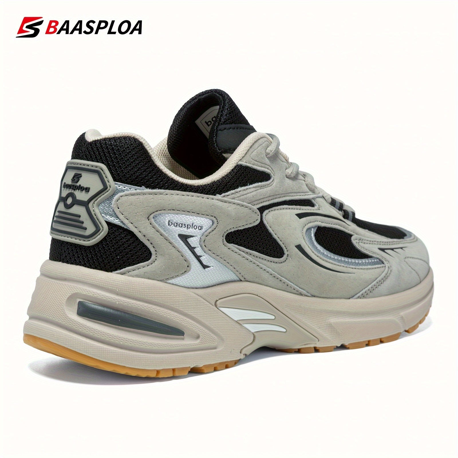 Men's Vintage Chunky Sneakers Breathable Non-Slip Lace-Up Casual Running Shoes